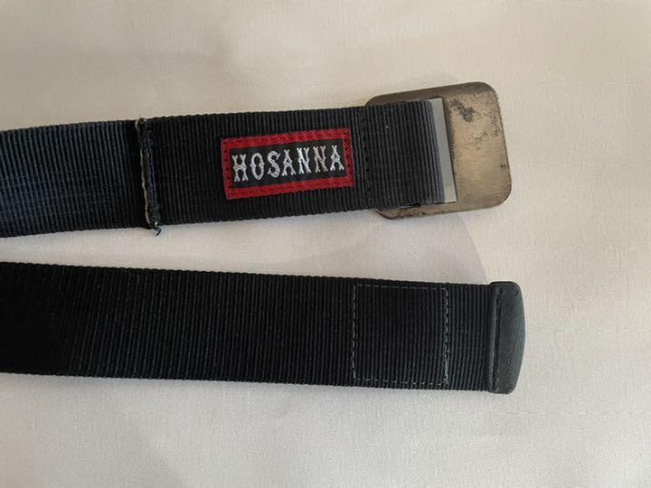正規品最新作 希少 ホザーナHOSANNA ベルト 黒 Bkitw-m37599769802 テンダーロイン ボルネオ 好評安い