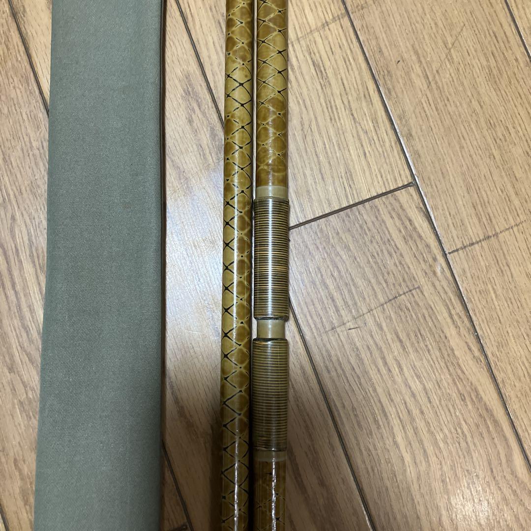 希少 シマノ 朱紋峰 飛ぬけ 竿掛 二本物 2本物 ヘラ竿 へら竿
