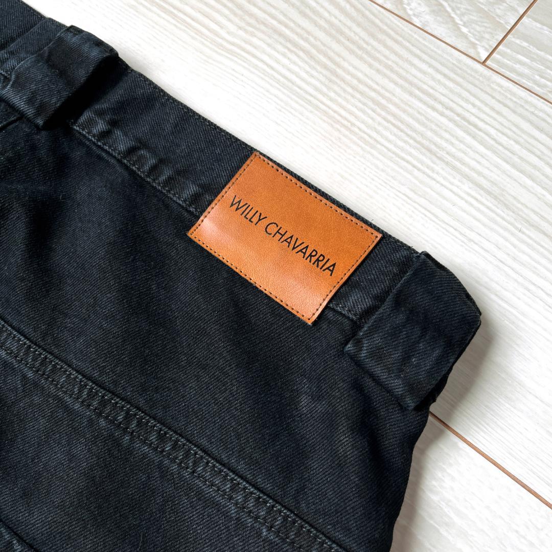 WILLY CHAVARRIA ウィリーチャバリア デニムパンツ L BLACK