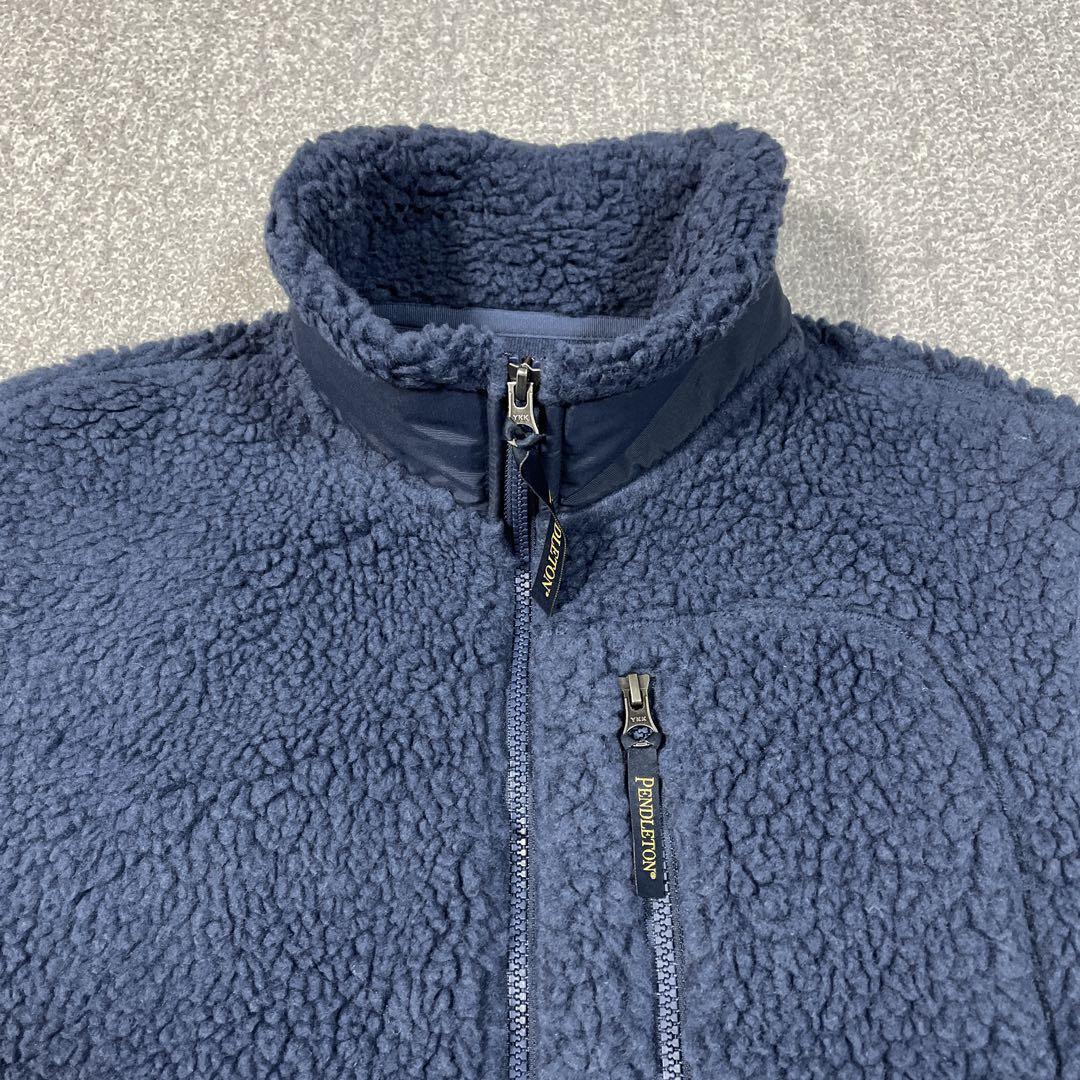 PENDLETON ペンドルトン ボア フリース ベスト ネイティブ柄 ネイビー