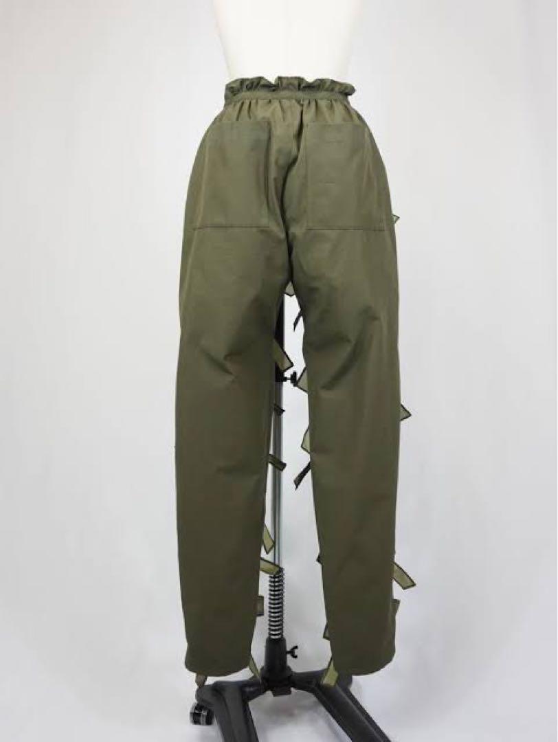 【SIIILON】Soidier ribbon pants【シーロン】