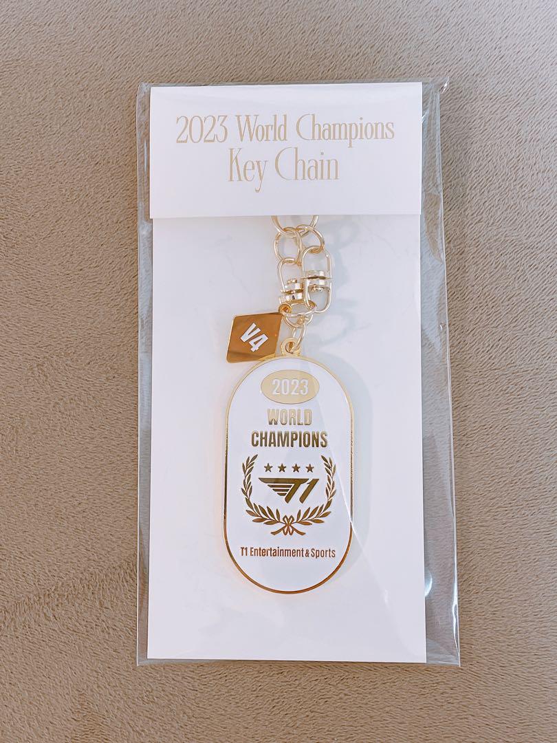 本日限定価格　2023 World Champions FAKERキーホルダー 2023 World Champions T1 Keychain Faker