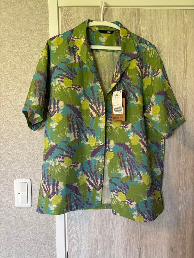 THE NORTH FACE 半袖シャツ L グリーン