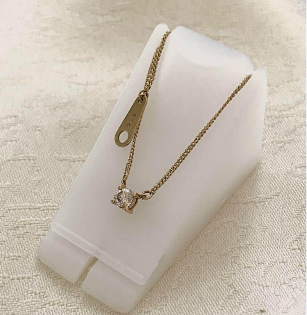 最終価格　K18 ダイヤモンドネックレス ジュエリーマキ 0.18 最終価格 K18 ダイヤモンドネックレス ジュエリーマキ 0.18