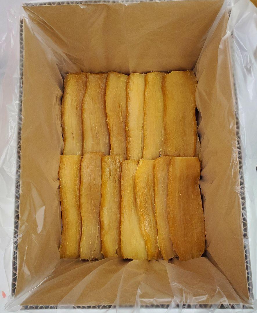 【期間限定】茨城県産　紅はるか　平干しB品箱詰め3kg　干しいも