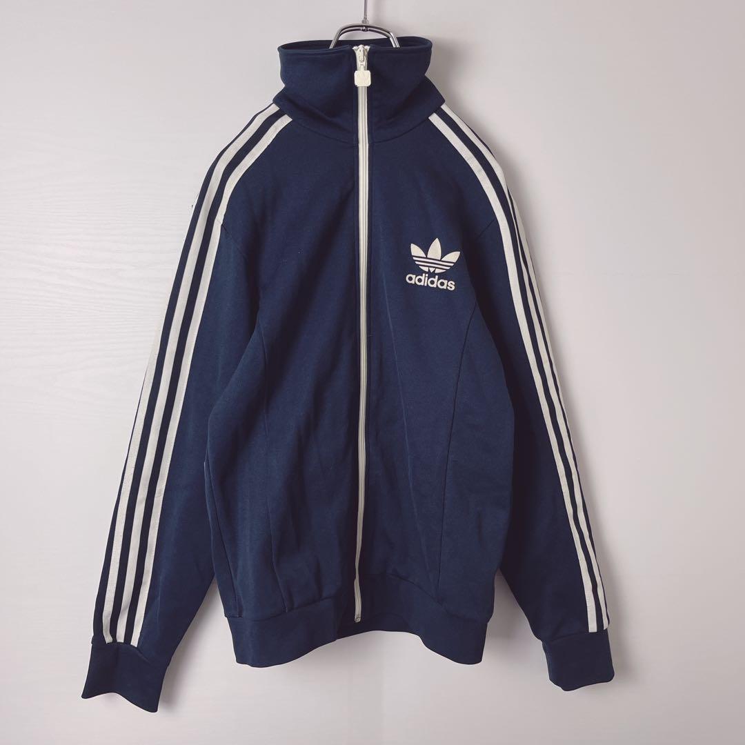 adidas トラックジャケット レディース ジャージ ネイビー