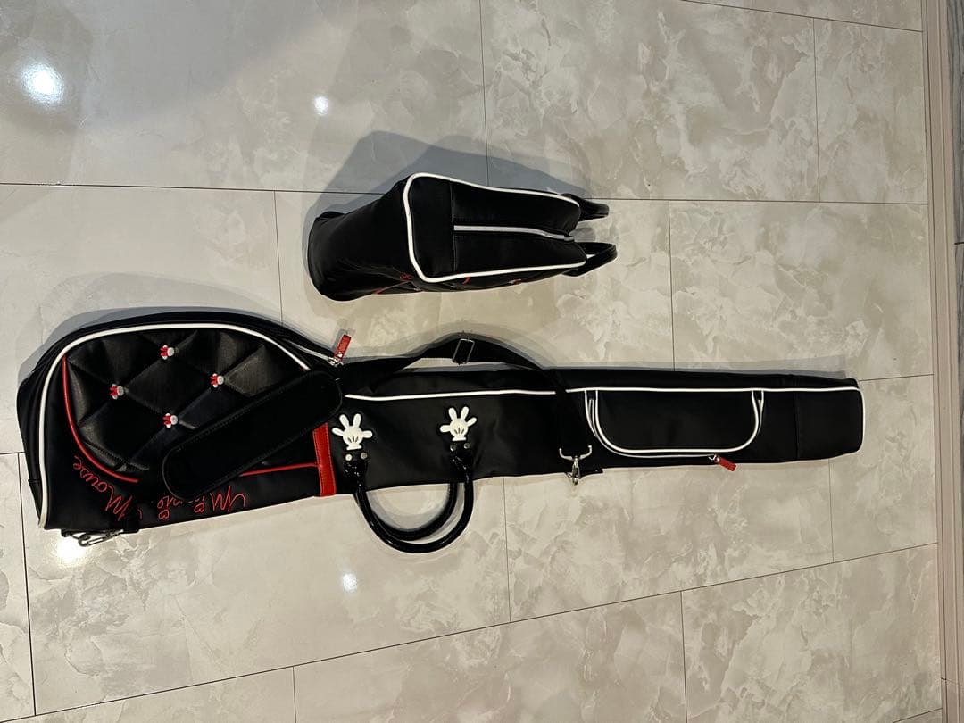 ディズニー ミニーマウス ゴルフバッグ・クラブケース・ボストンバッグ 3点セット ディズニー ミニーマウス ゴルフバッグ・クラブケース・ボストンバッグ 3点セット