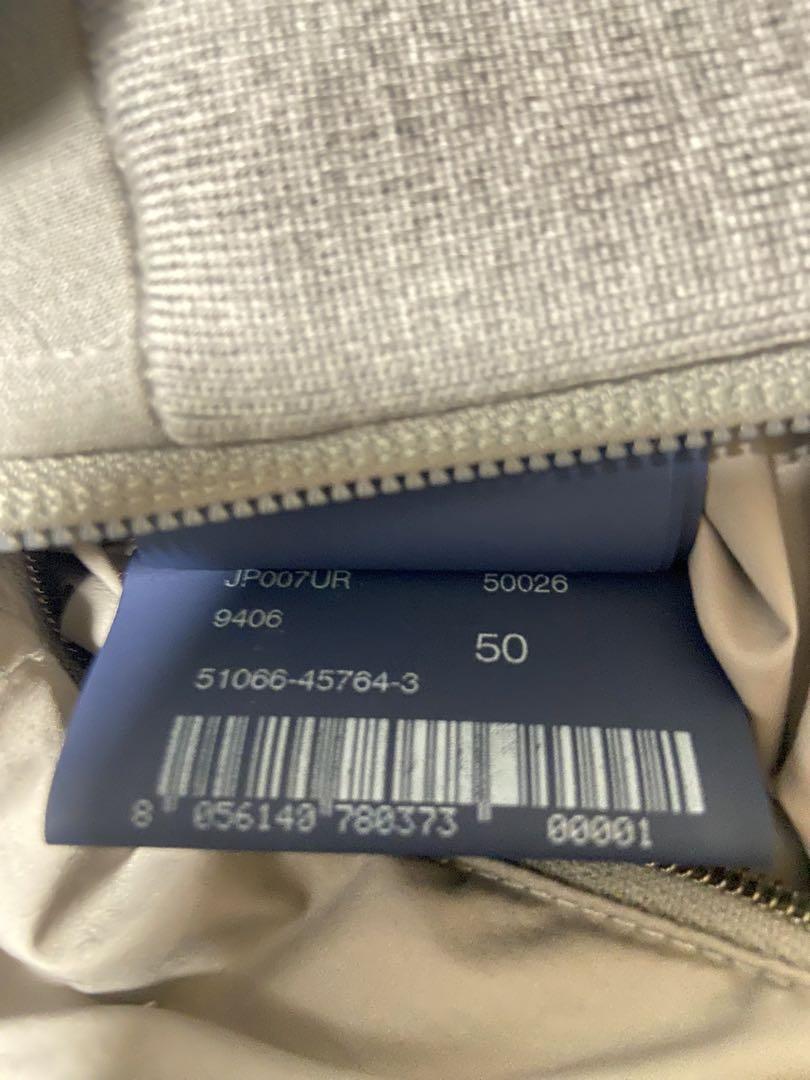 HERNO グレー L ダウンベスト フード取り外し可
