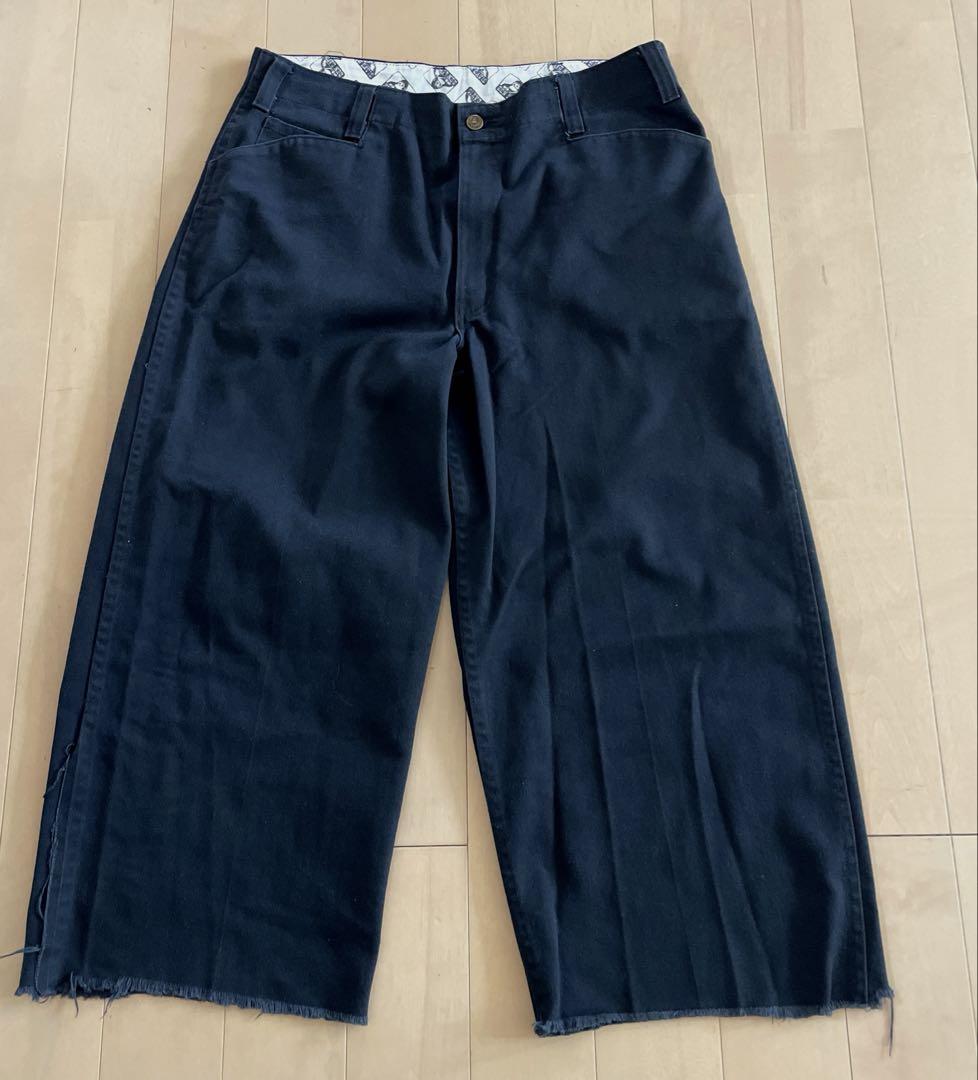 BEN DAVIS ゴリラカット ワークパンツ ブラック W36カットオフ ベン