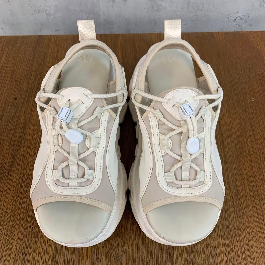 福袋 売れ残り SLY CHUNKY TECH SNEAKER サンダル L アイボリー スライ - メルカリ 靴