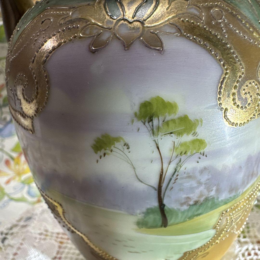 オールドノリタケ、里帰り品です。Old Noritake flower base