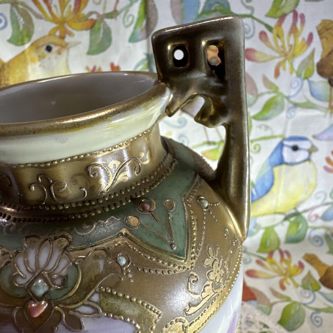 オールドノリタケ、里帰り品です。Old Noritake flower base
