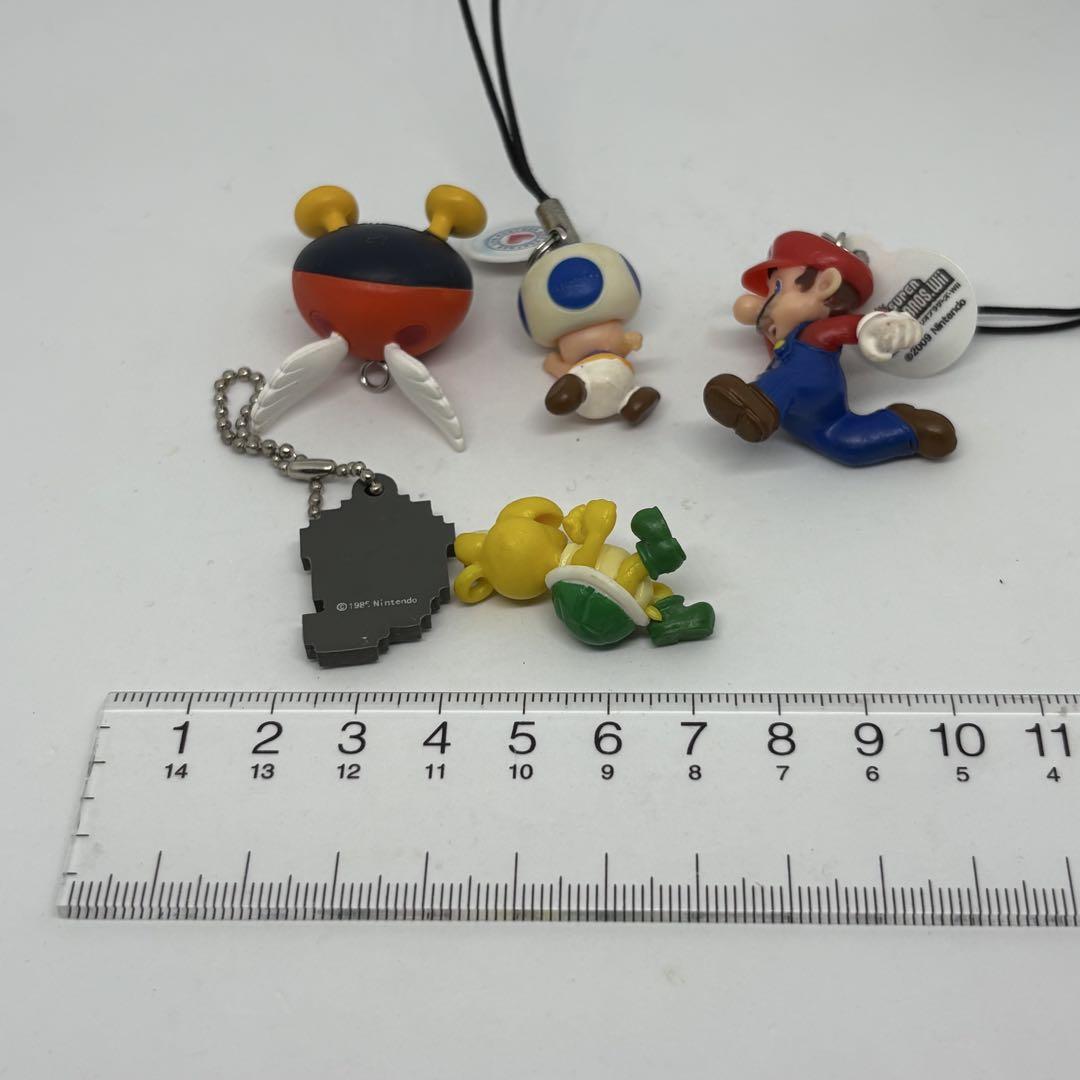 マリオキャラクター ストラップ スーパーマリオキャラクター ストラップセット - メルカリ