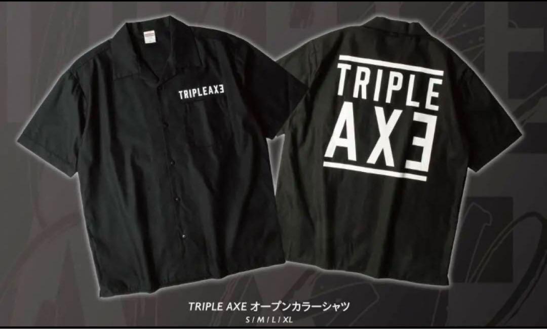 TRIPLEAXE トリプルアックス オープンカラーシャツ　L サイズ