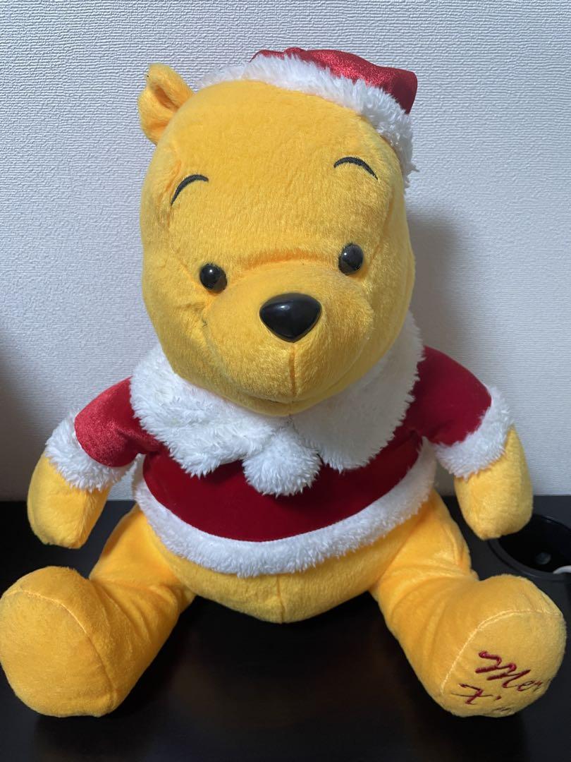 くまのプーさん サンタ ぬいぐるみ 約30cm - メルカリ