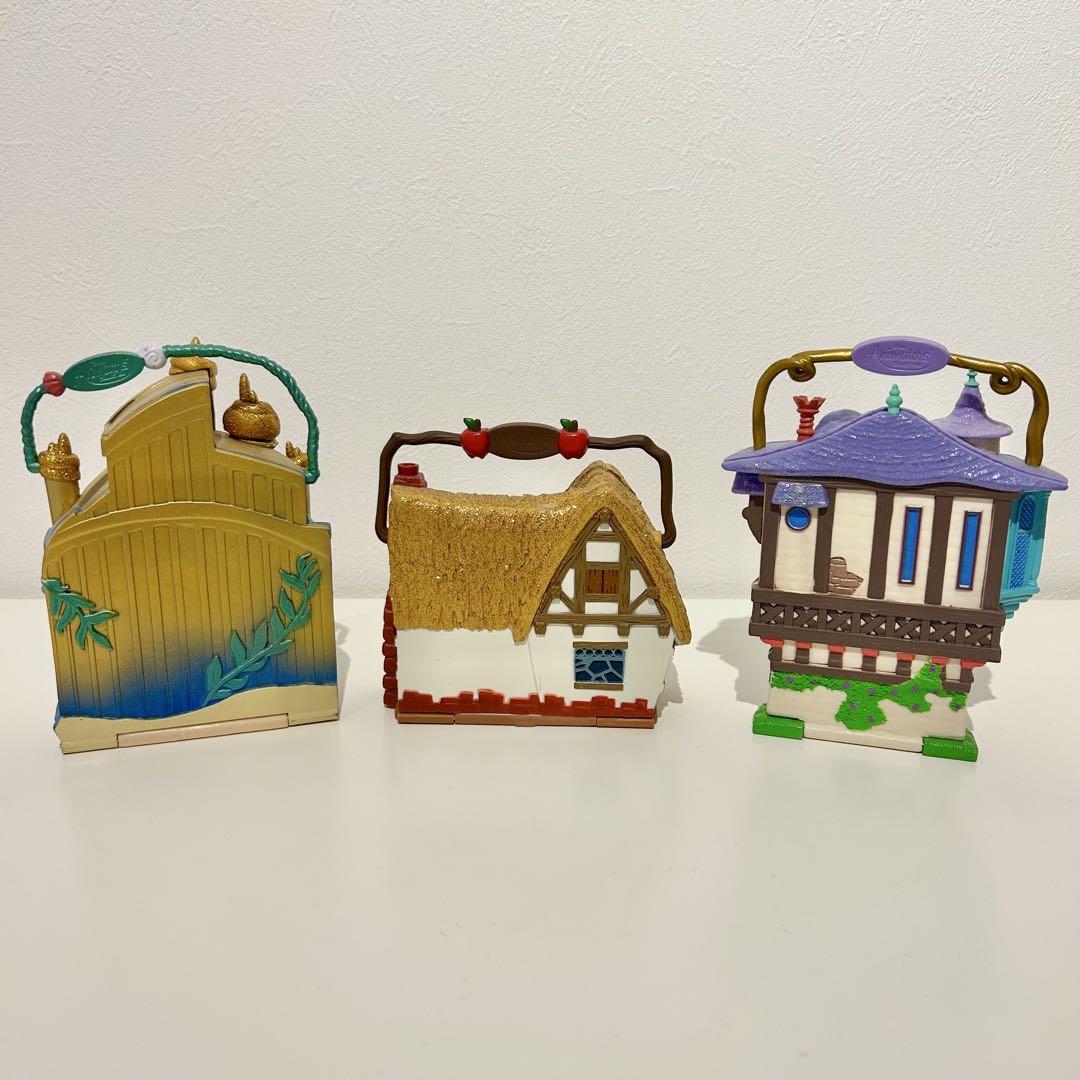 Disney ディズニープリンセス　ドールハウス　３セット　まとめ売り【美品】