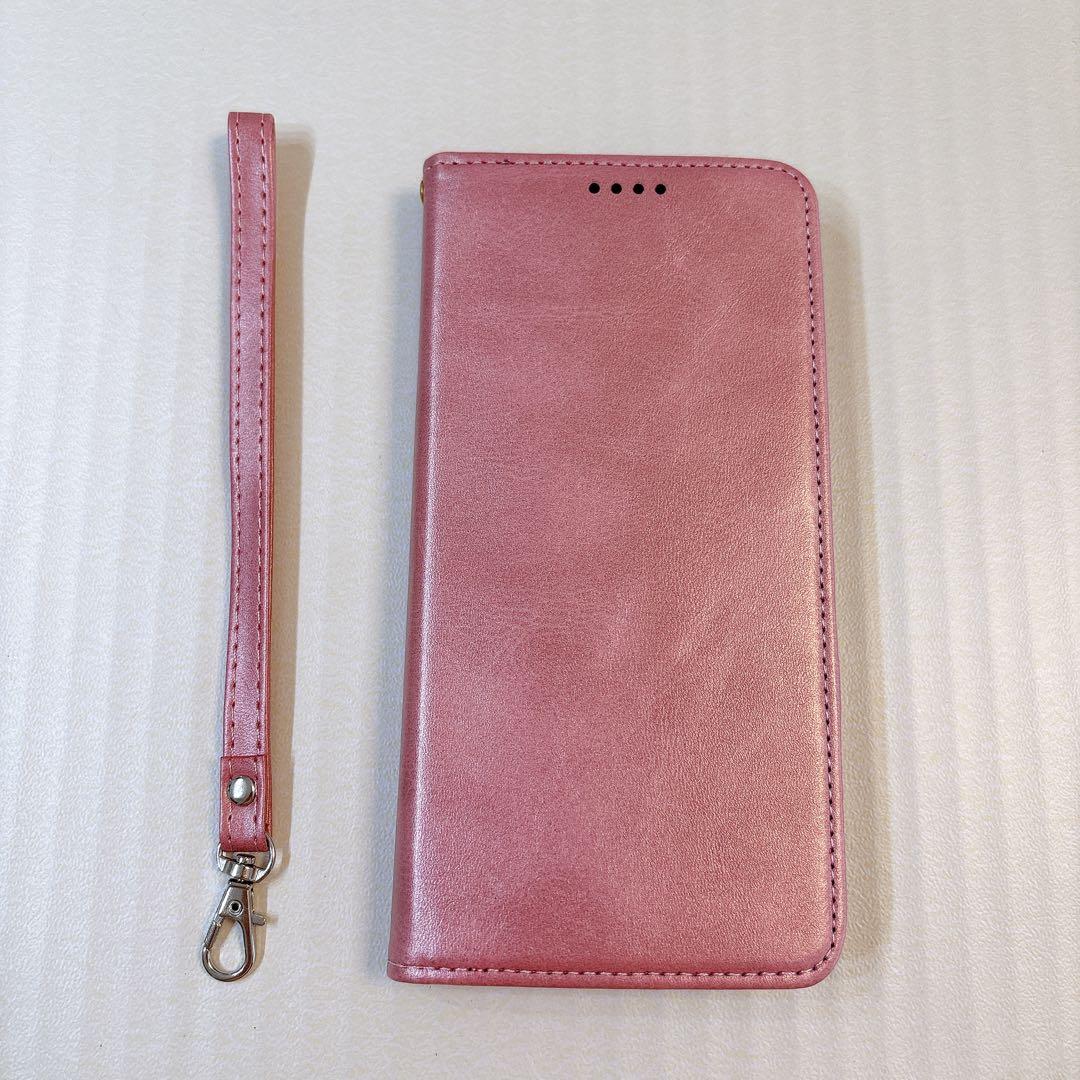 OPPO Reno 10 Pro 5G ケース 手帳 ピンク シンプル レトロ