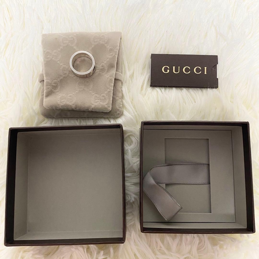 GUCCI グッチ シルバー925 リング インターロッキングG 15号