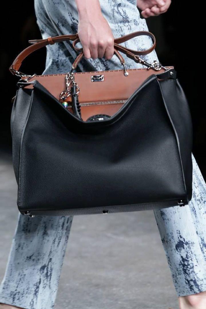 フェンディ FENDI メンズ ピーカブー 2way ビジネスバッグ ブラック