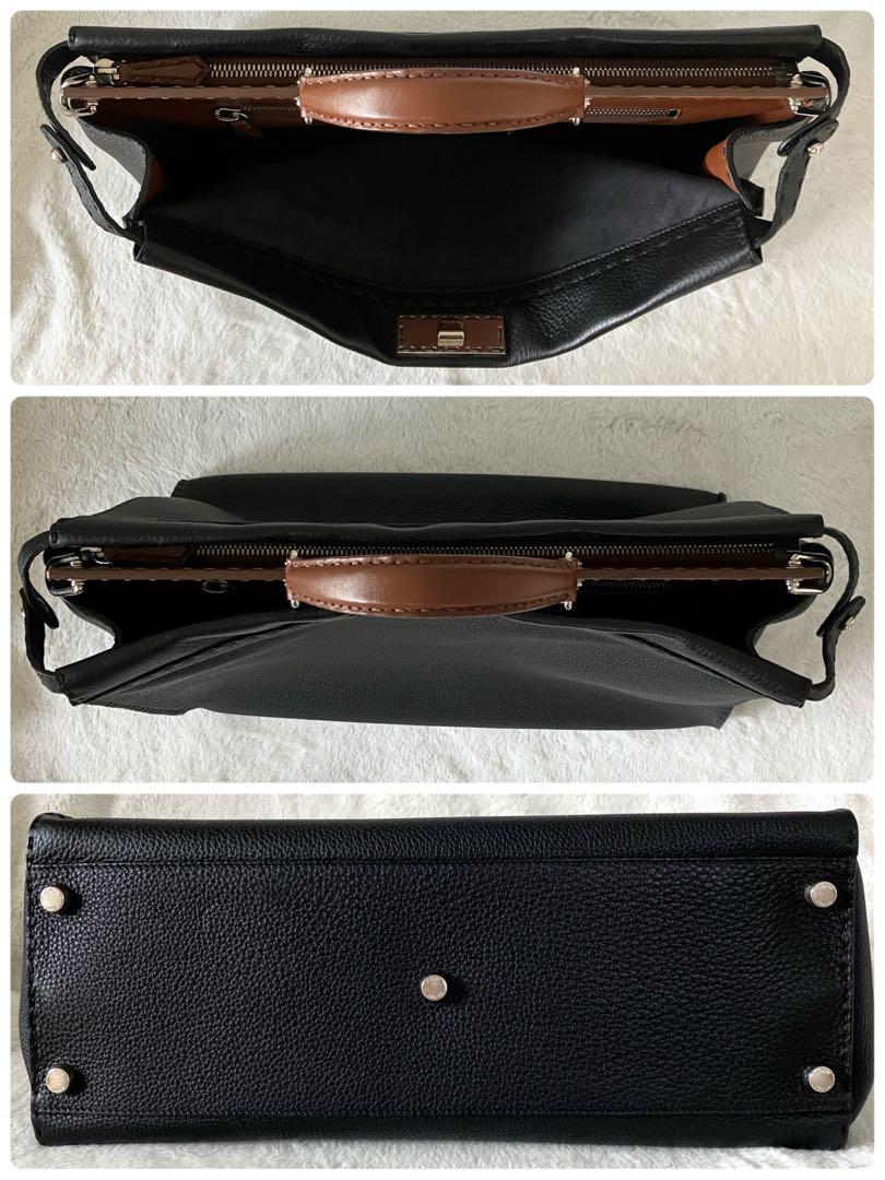 フェンディ FENDI メンズ ピーカブー 2way ビジネスバッグ ブラック