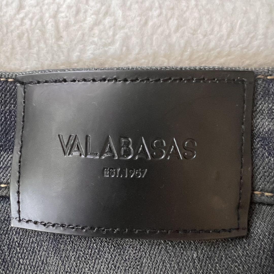 VALABASAS ダークグレー スキニーデニム 30