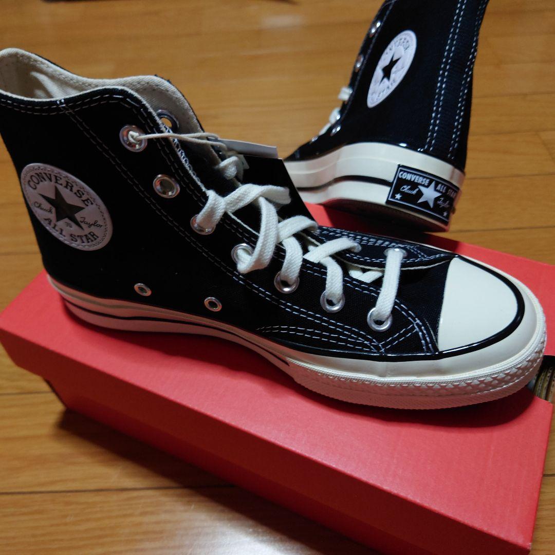 Converse ブラック ハイカット CT70 チャックテイラー70　海外規格 送料無料】CT70 HI LEATHER BLACK A07200C – LOWHAI