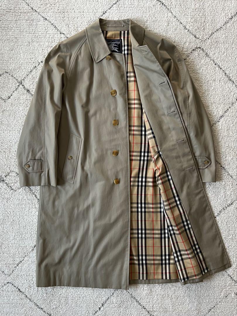 Burberrys Balmacaan Coat 玉虫