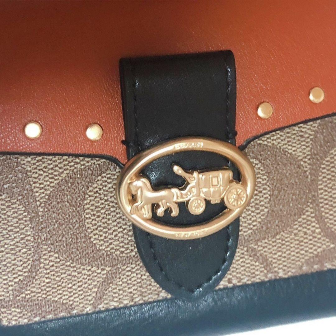 限定SALE ジョージー ミニ財布 折り財布 シグネチャー dE9e0-m37634628350 新品人気SALE