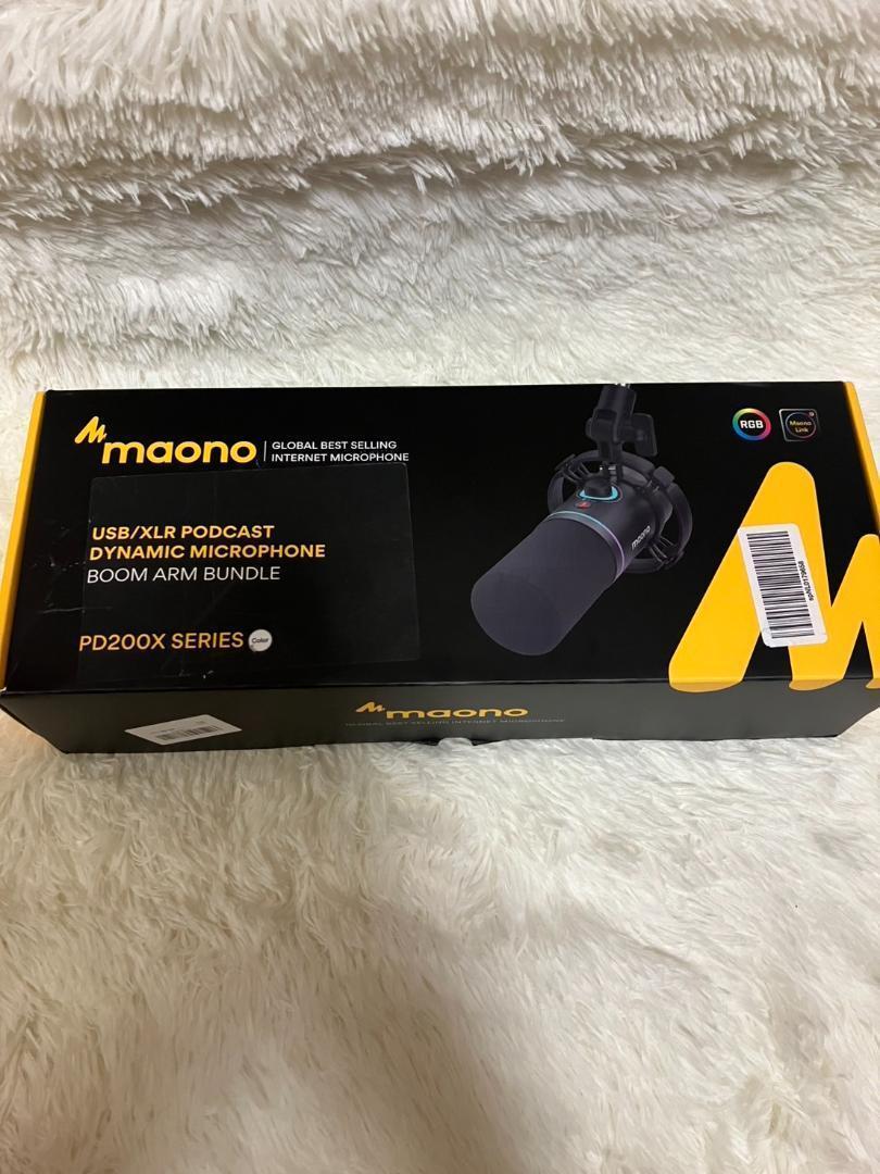 MAONO ゲーミングマイク ダイナミックマイク PD200XS 白　ホワイト