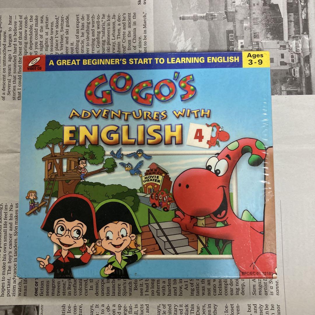 B20⑥]【[美品] 幼児英語学習VIDEOCD 6本セット】GoGoシリーズ