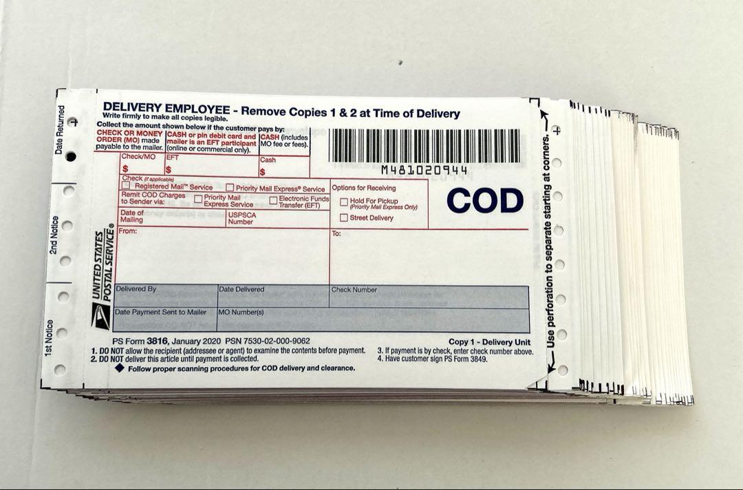 USPS DELIVERY EMPLOYEE-Remove Copies 30枚
