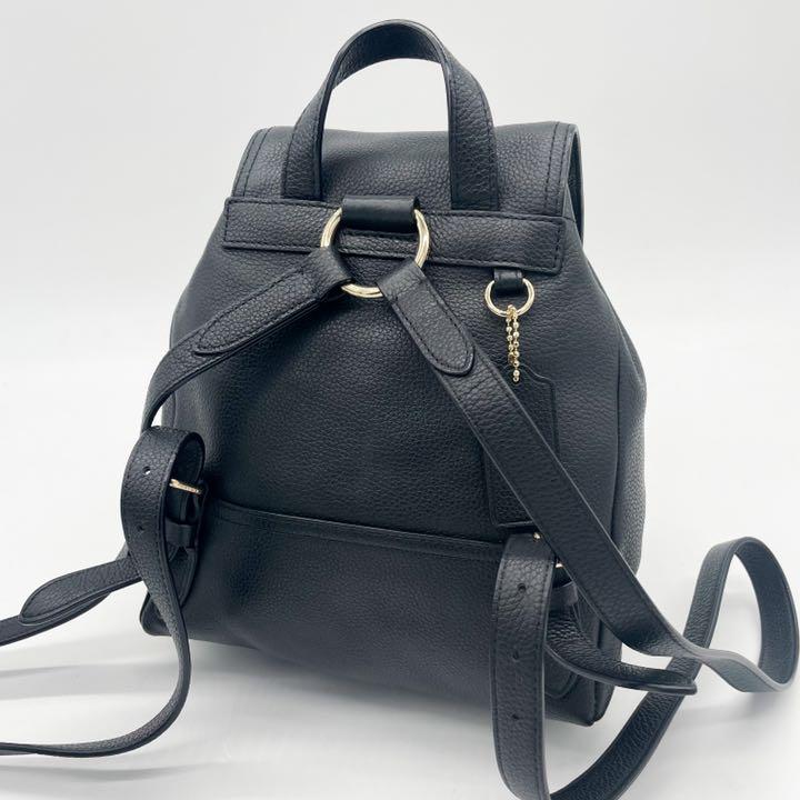 爆買いSALE コーチ リュック ターンロック シボ革 チャーム ゴールド金具 37581 ETkRI-m37636434573 大得価限定SALE