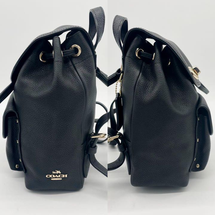 爆買いSALE コーチ リュック ターンロック シボ革 チャーム ゴールド金具 37581 ETkRI-m37636434573 大得価限定SALE