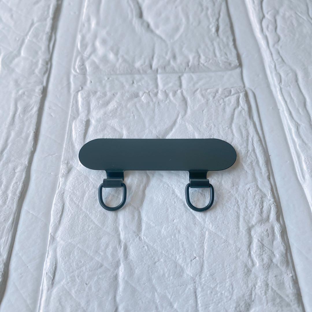 スマホ ストラップホルダー 2口タイプスマホショルダ ー 0.4mm