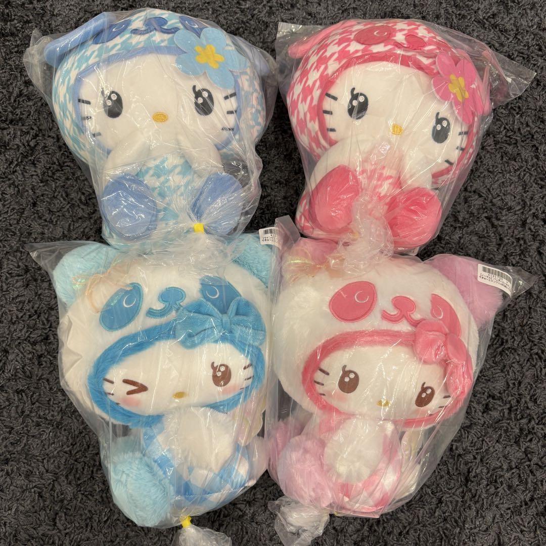 ハローキティ ぬいぐるみ 4点セット - メルカリ