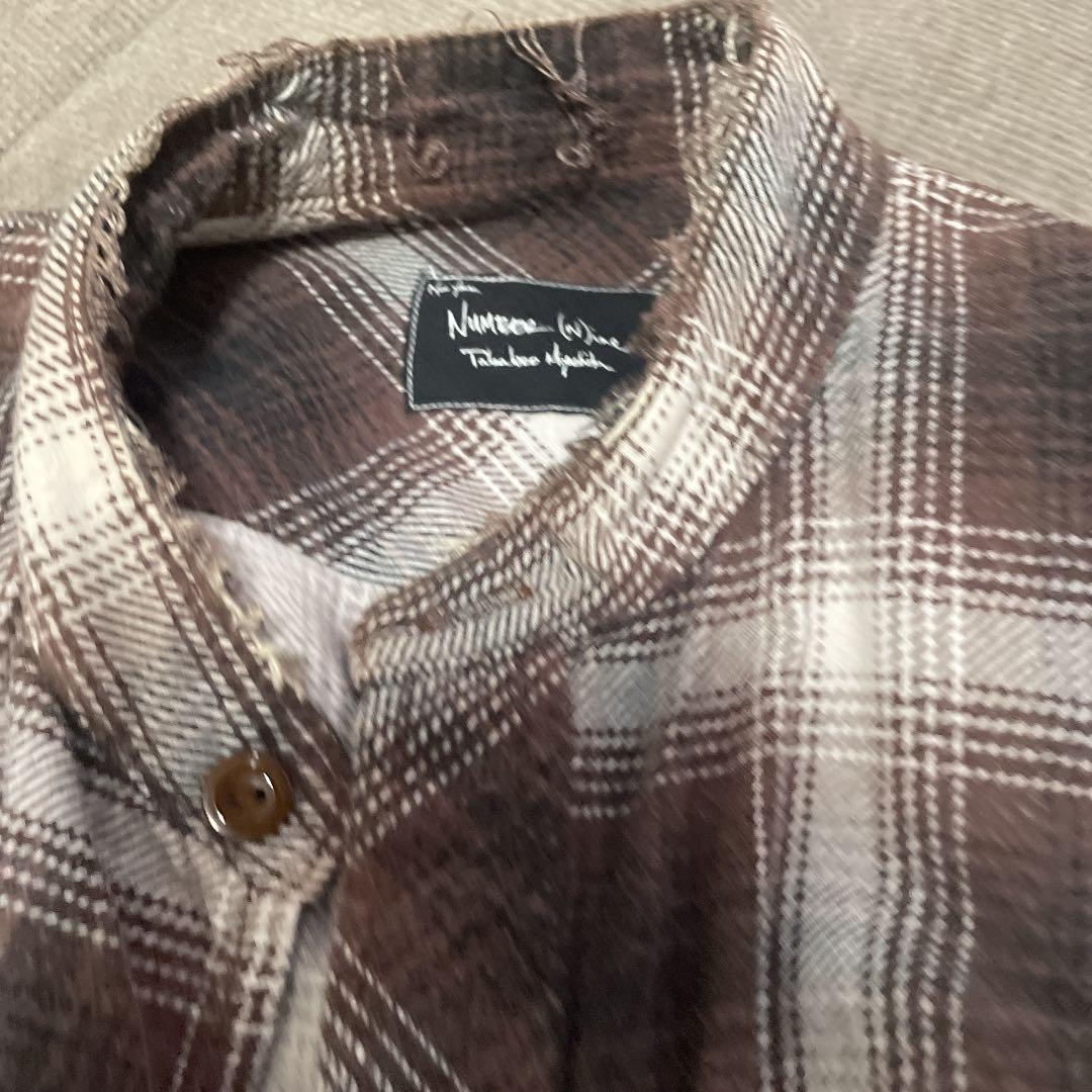 ナンバーナインダメージ加工ネルシャツ | biaxial-films.com