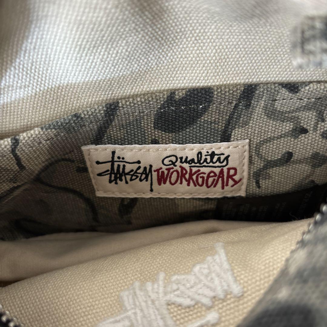 【美品】STUSSY 23ss Canvas Side Pouch