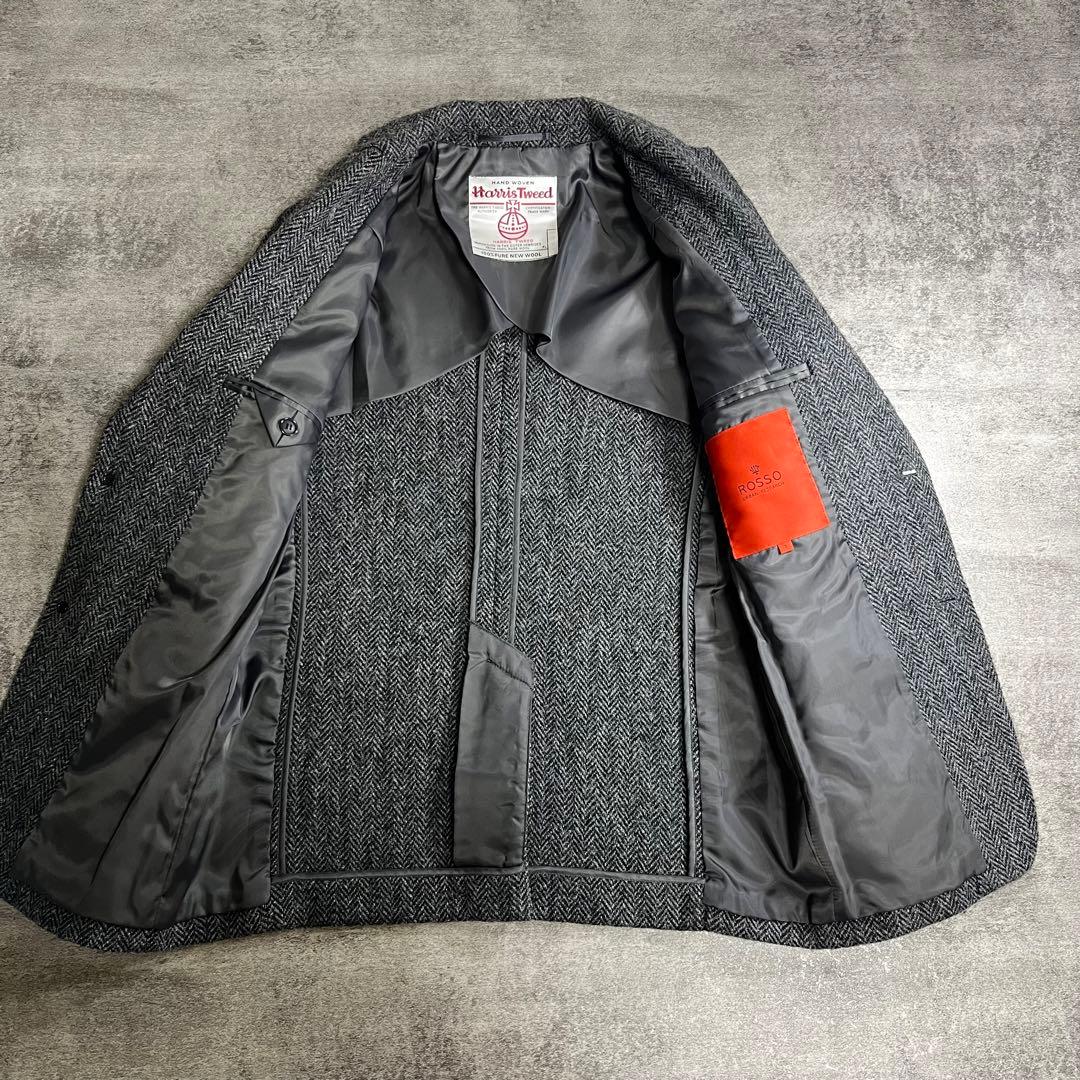 アーバンリサーチロッソ ハリスツイードジャケット グレー SS Harris Tweed WWW_SHINETEETH_COM