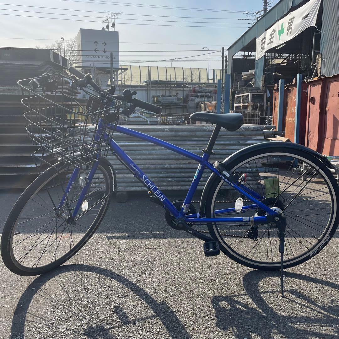 1年保証』 ブリヂストン シュライン SHL67ブルー 自転車本体
