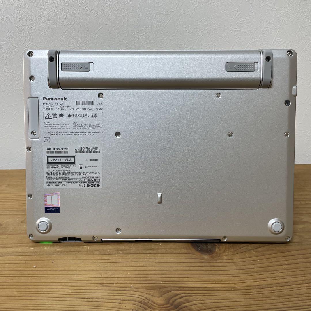 レッツノートCF-SZ6/Core i5/メモリ8GB/SSD/Office