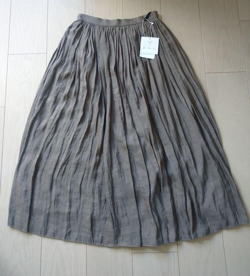 高品質即納 タグ付新品 STYLE DELI V.サテンミディ丈ギャザースカートB TGinU-m37645422626 超激安通販