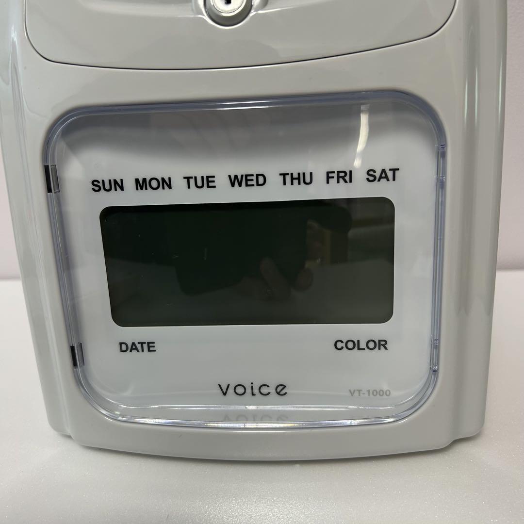 美品‼️ タイムカード　VOICE VT-1000 付属品付き