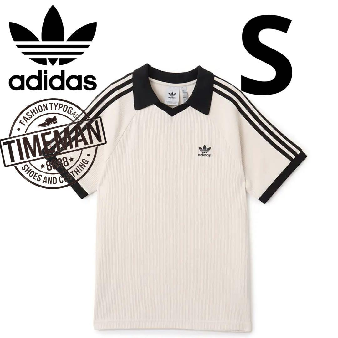 新品　adidas ワッフル ポロシャツ size S