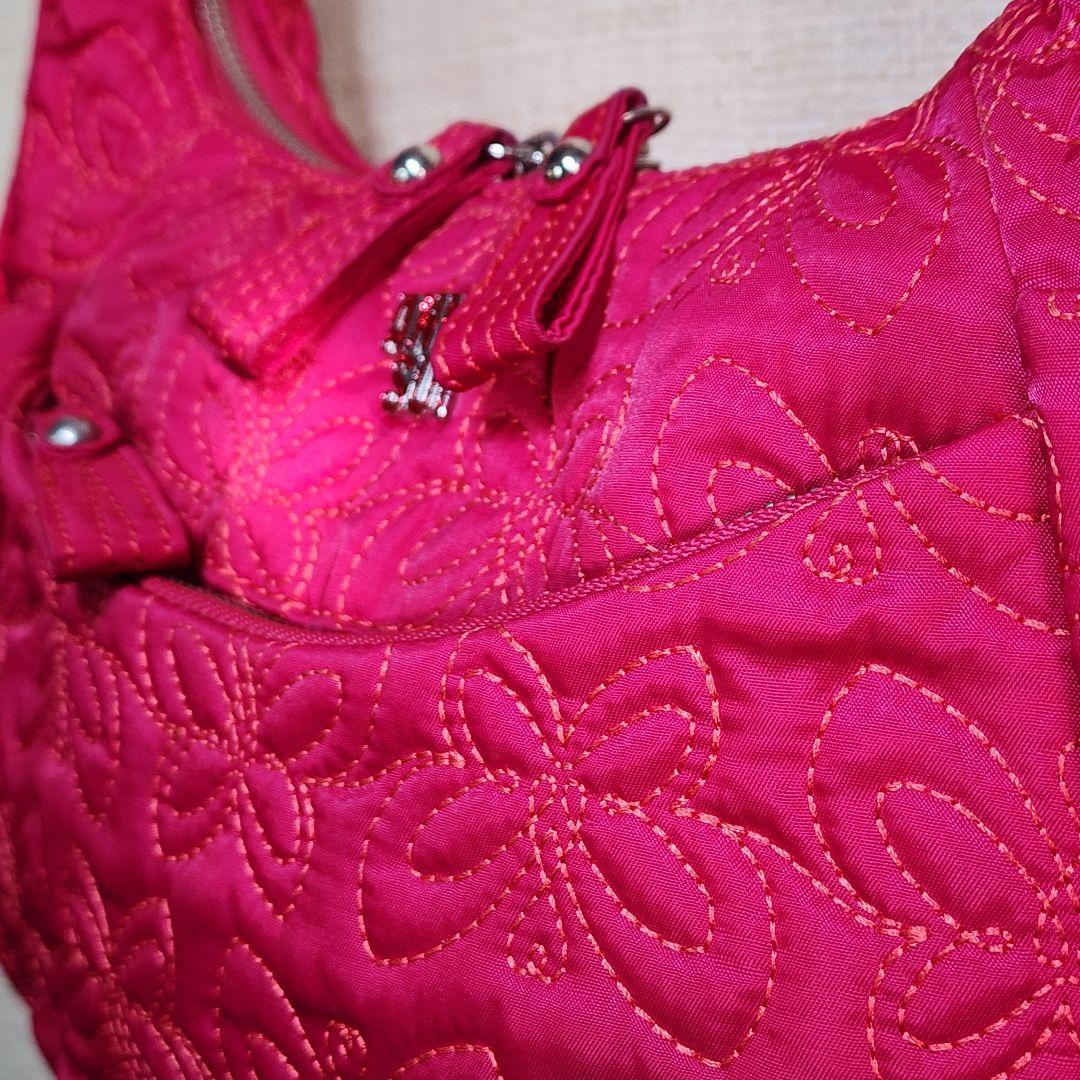 ほぼ未使用品 ANNA SUI アナスイ 刺繍キルティング 2wayハンドバッグ アナスイ ANNA SUI アニー 2wayショルダーバッグ （クロ） -人気