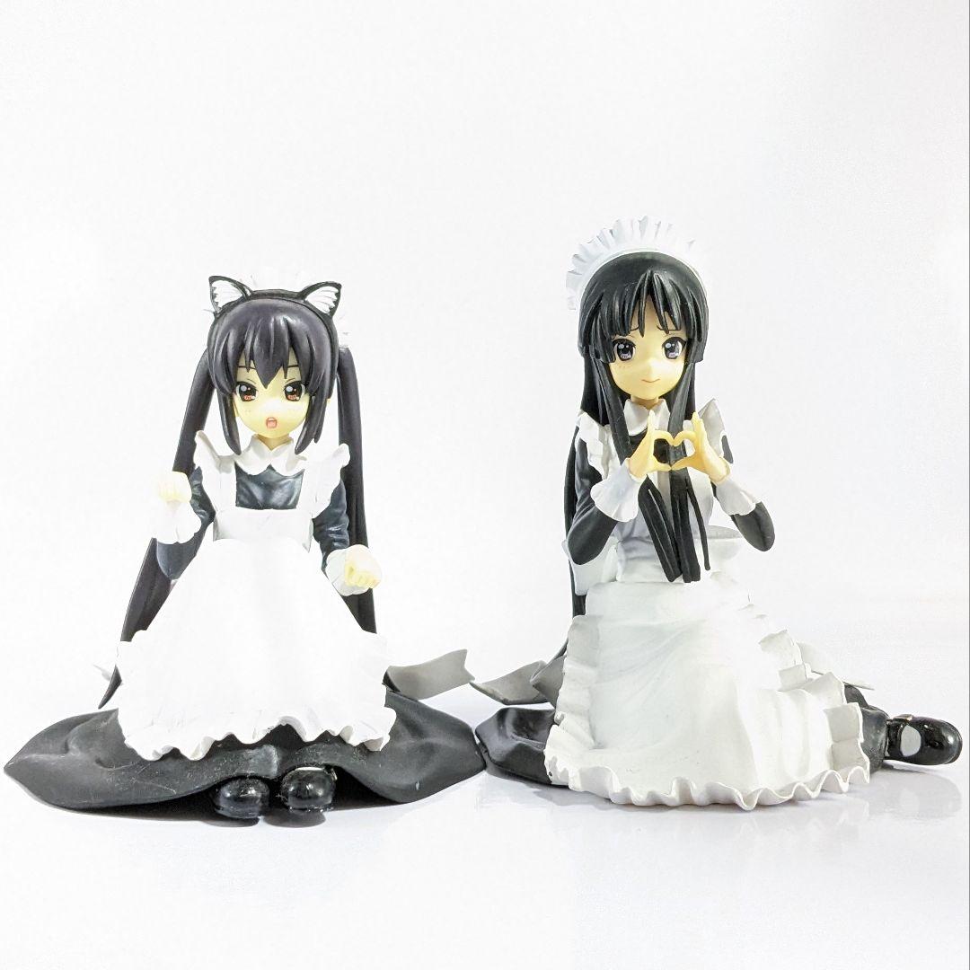 けいおん 中野梓 秋山澪 メイド服 フィギュア フィギュア