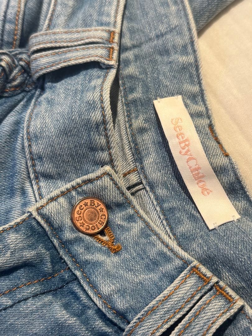 See by Chloé ワイドストレートデニム ハイウエスト