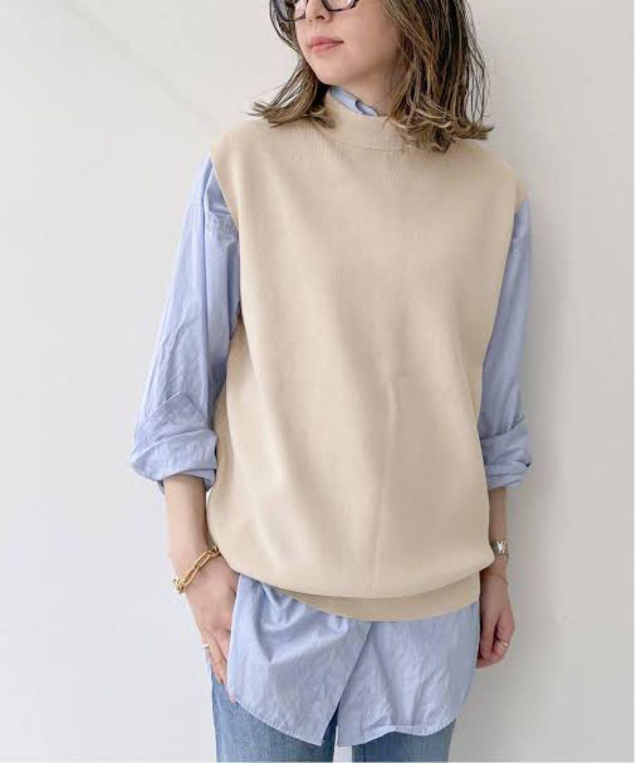 美品L'Appartement Knit Vestニットベスト ベージュ