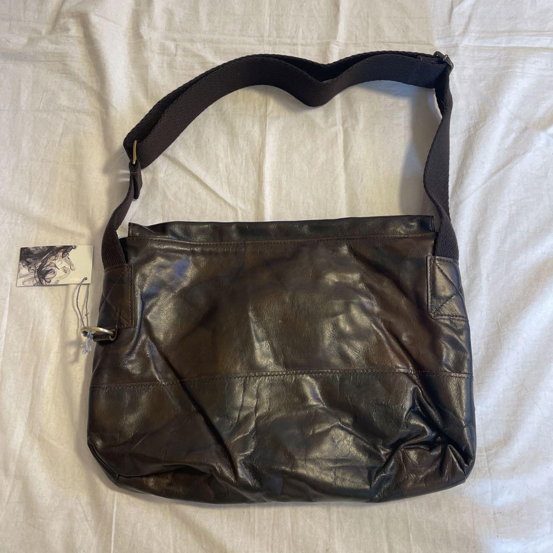 [美品]Jas M.B. ジャスエムビー メッセンジャーショルダーバッグ レザー
