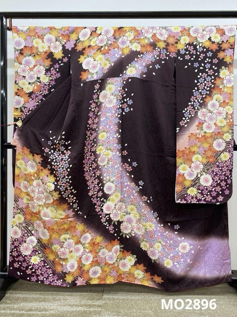 振袖 豪華 刺繍 紋意匠 身丈156cm 撥水加工済