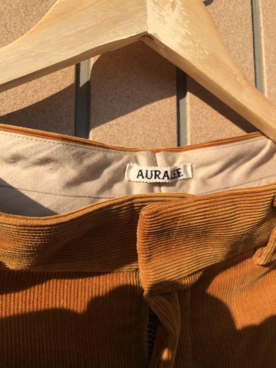 新作在庫あ AURALEE 18ssコーデュロイパンツ lo1FH-m37657637240 高品質大人気